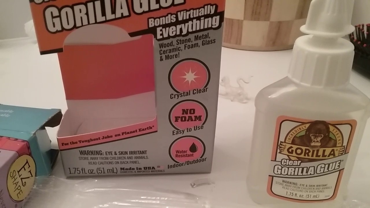 Fine Glass Decorations Repair with Gorilla Glue Clear