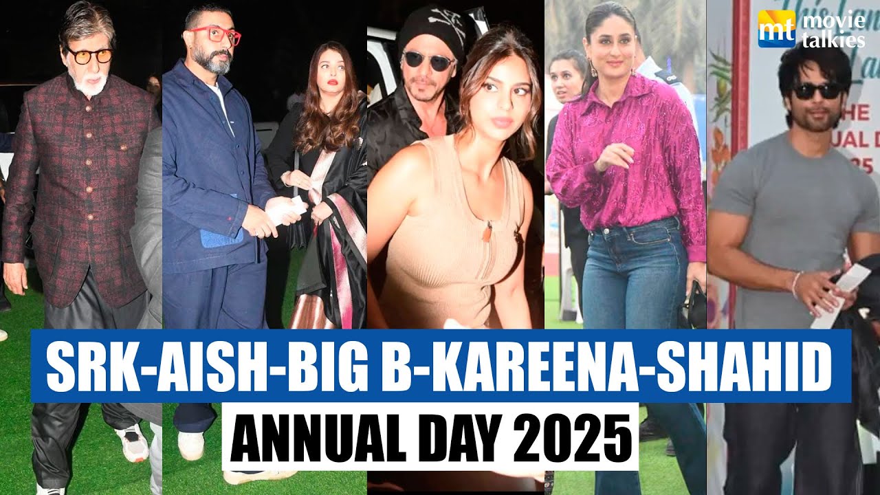 Shah Rukh Khan, Aishwarya Rai, Amitabh Bachchan, Kareena, Abhishek, Suhana, Shahid | Annual Day 2025