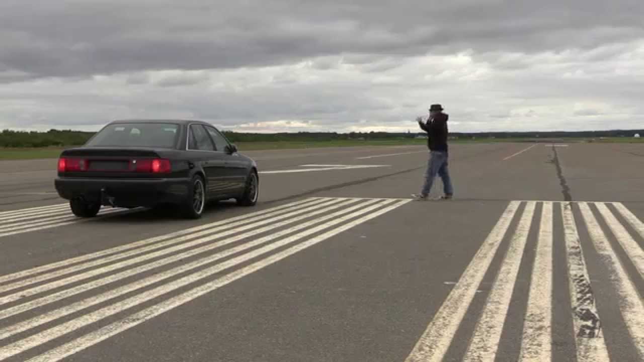 Audi 100 urS6 standing mile 329 km/h