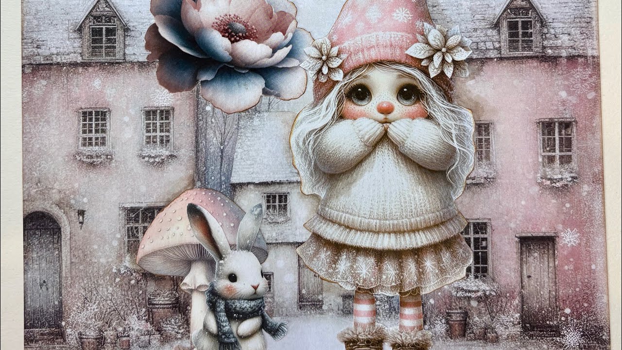 Мастерите вместе со мной: Зимний коллаж