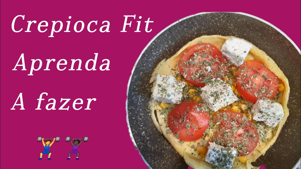 CREPIOCA FIT/ RECEITA QUE MINHA NUTRICIONISTA PASSOU.