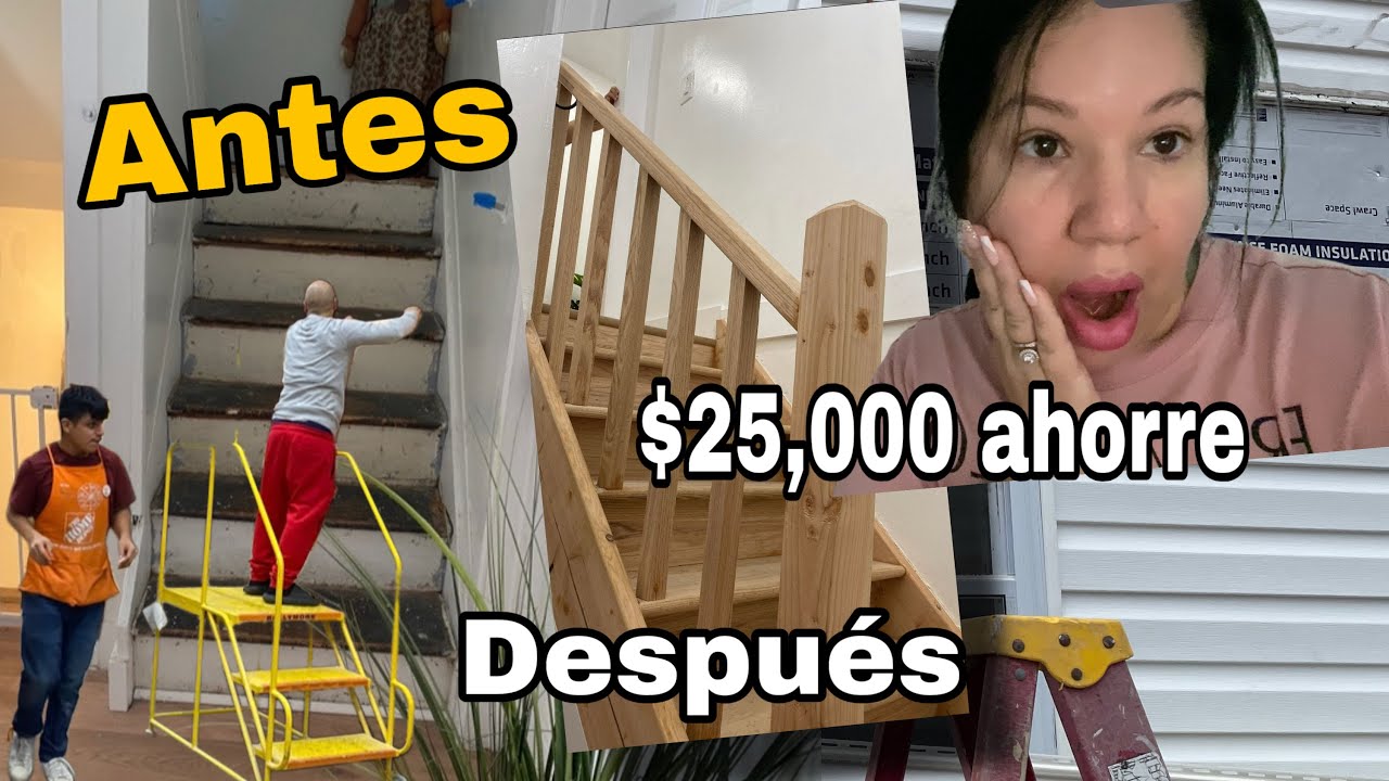 Ahorre $25,000 dolares🤑😱Construimos Una Escaleras Nuevas RD/yanerisreality