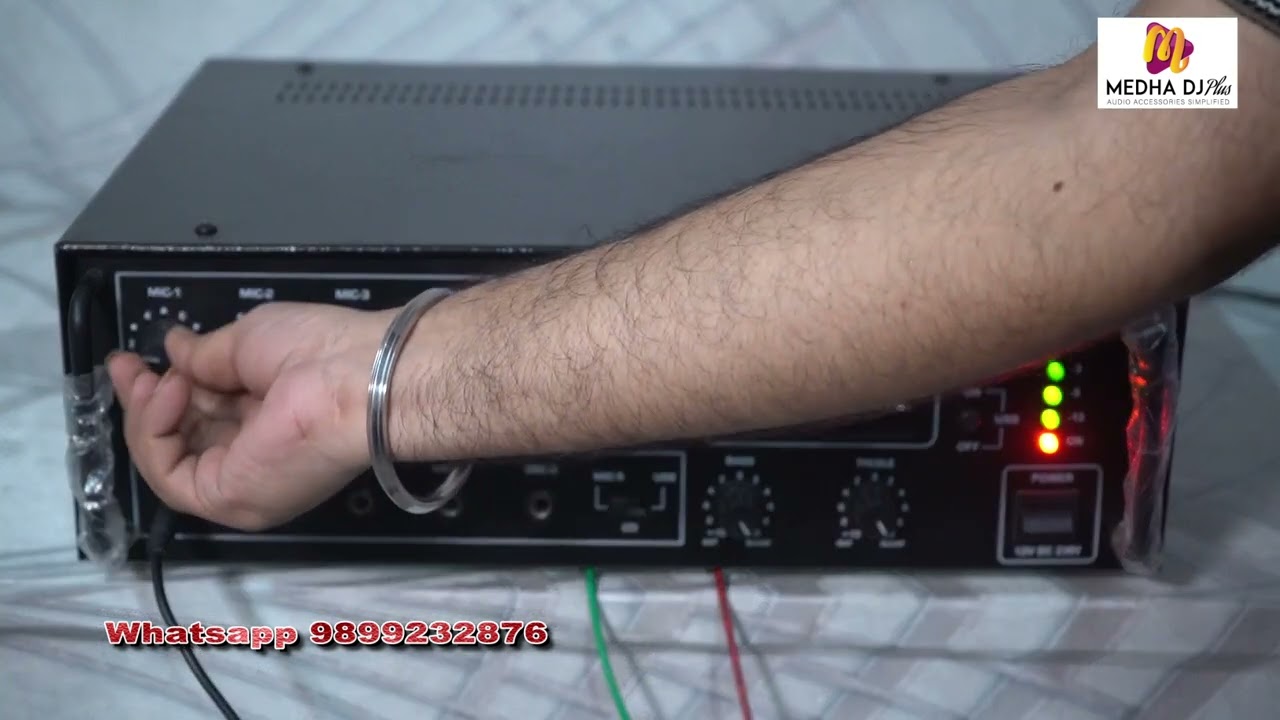 MEDHA DJ PLUS DP-1600U PROFESSIONAL POWER AMPLIFIER
