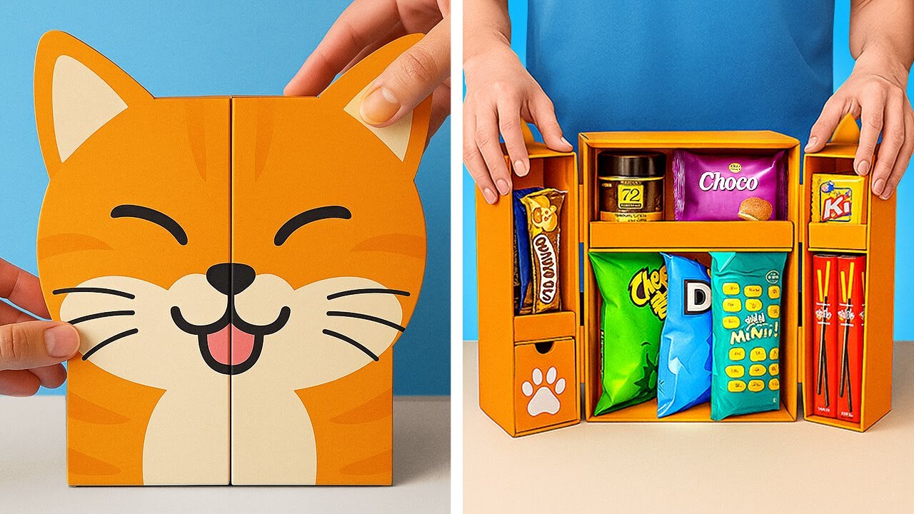 QUE FAIRE DE COOL AVEC DES CARTONS ? 📦🎨 Créations en Carton 🤩