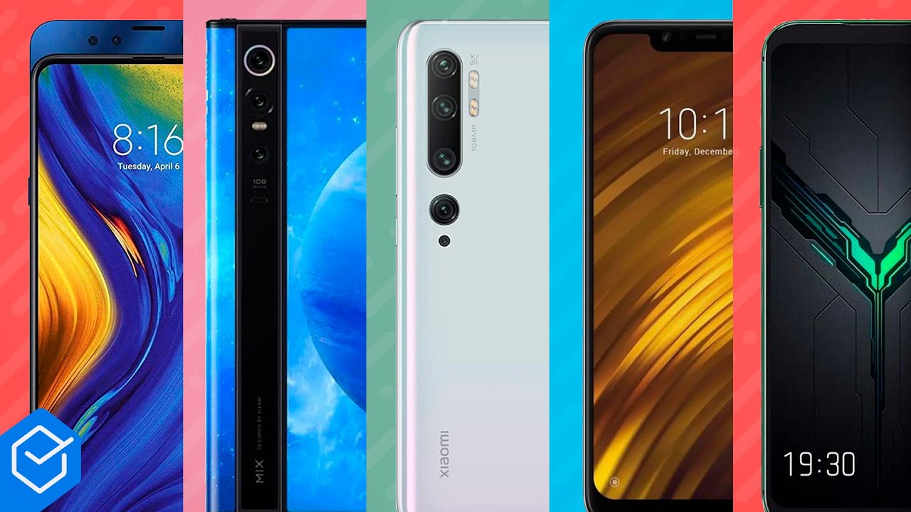 TOP #5 celulares XIAOMI que INOVARAM MUITO!