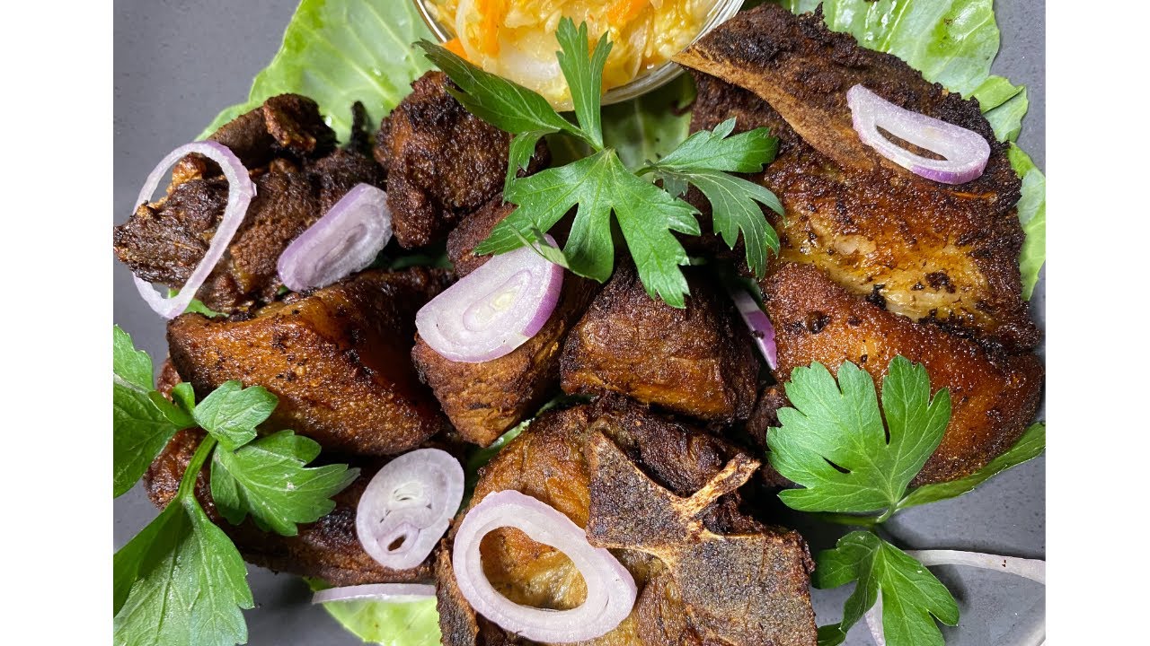 HOW TO MAKE THE BEST JUICIEST FRIED PORK HAITIAN GRIOT