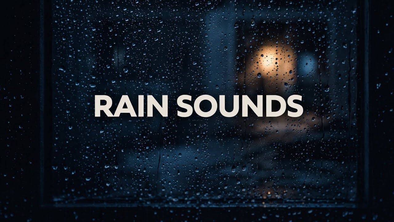 Gentle Rain Sounds for Baby Sleep 🌧️ | Deep Calm Night Rain | 1 Hour