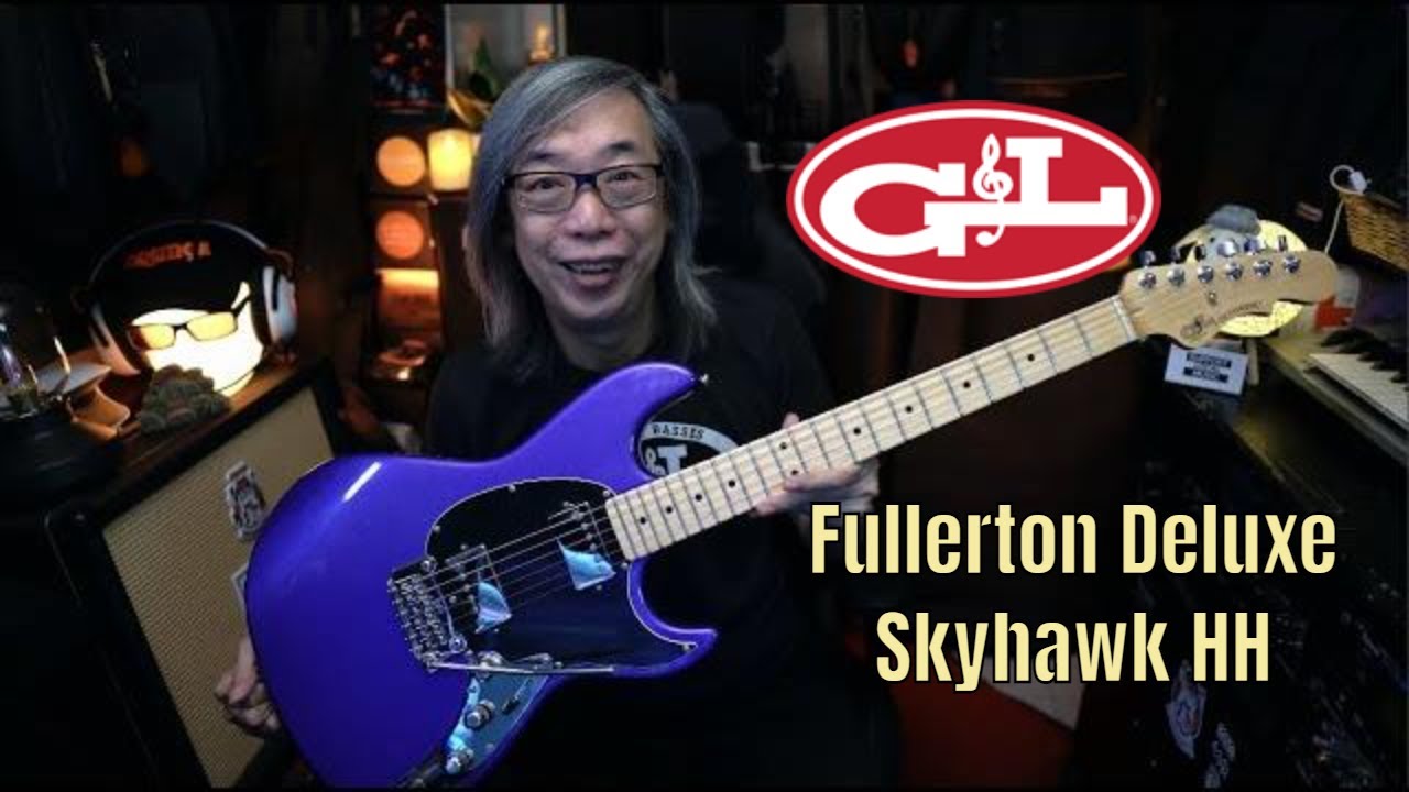 G&L Fullerton Deluxe Skyhawk HH Plum Crazy