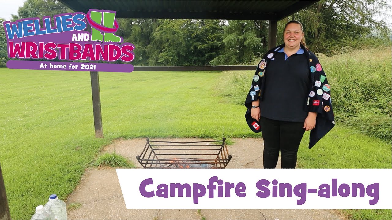 Campfire sing-along! | Book now #WelliesAndWristbands 2022 | #Girlguiding