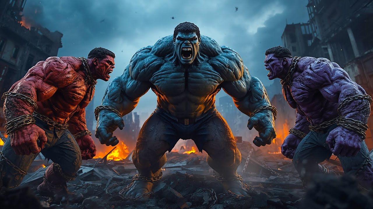 RED HULK vs PURPLE HULK! 💀 But BLUE HULK Did The IMPOSSIBLE...