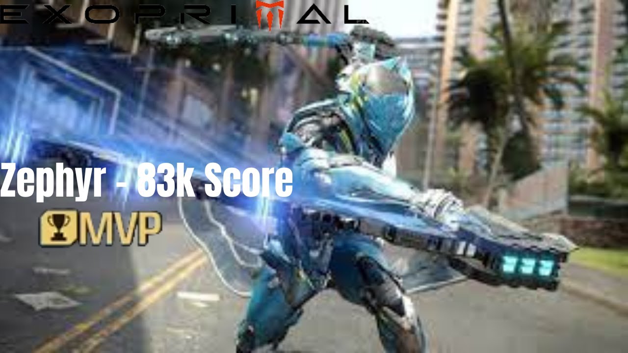 [Exoprimal] High-level Zephyr Gameplay - 83k Score | PvP Final