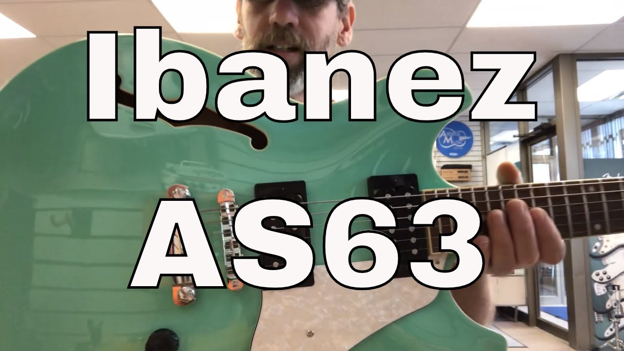 Trying out an Ibanez AS63