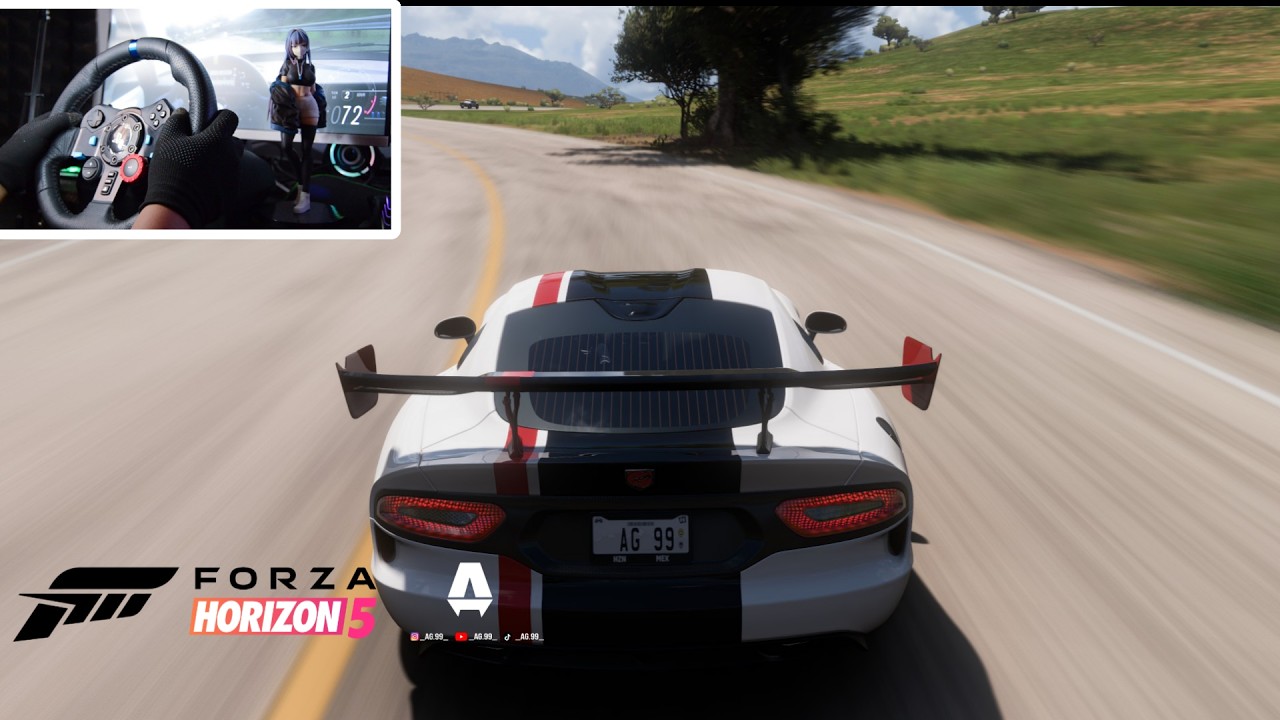 DODGE VIPER ACR 2016 - FORZA HORIZON 5 | logitech g29 steering wheel