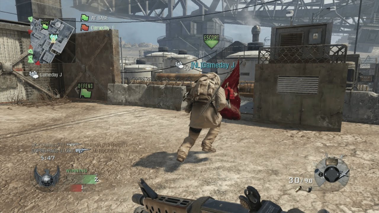 Call of Duty Black Ops ᴴᴰ - Capture The Flag # 1 (1080p)