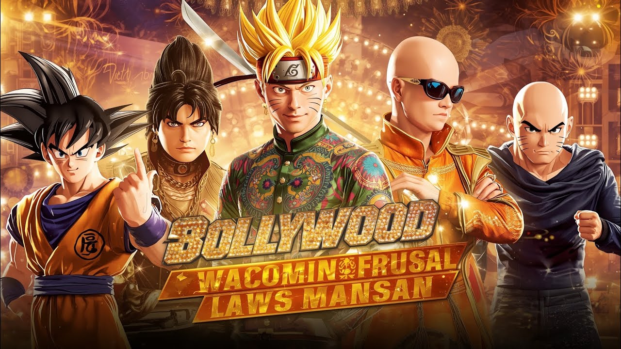 When Anime Characters Turn Into Bollywood Superstars! 🌟
