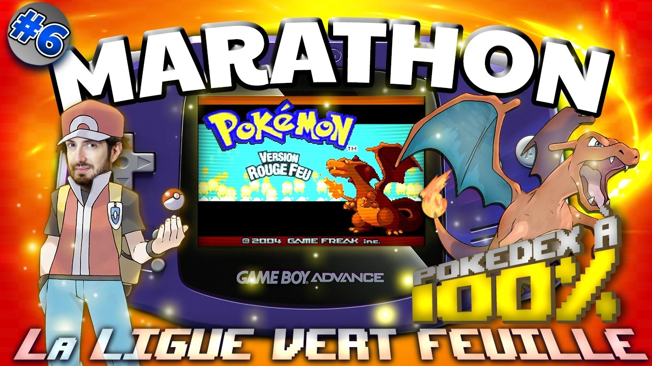 🔥POKEMON ROUGE FEU sur CARTOUCHE GBA 🔥 On fait le 100% POKEDEX!
