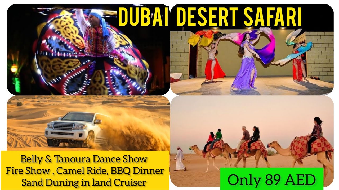 AMAZING ! Dubai Desert Safari in Land Cruiser | Belly Dance, BBQ Dinner | Tour Guide