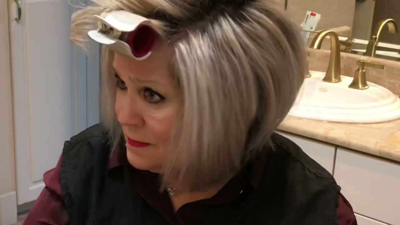 How to flat iron your own hair.