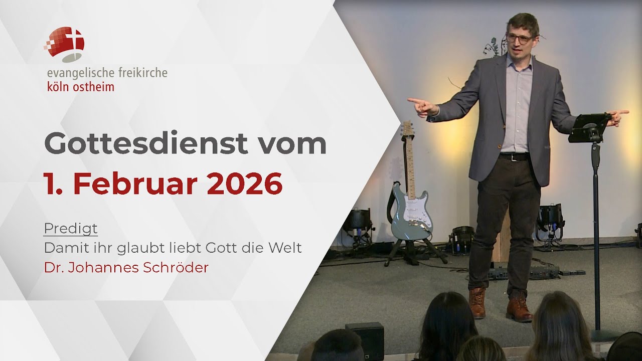Gottesdienst der evangelischen Freikirche Köln
