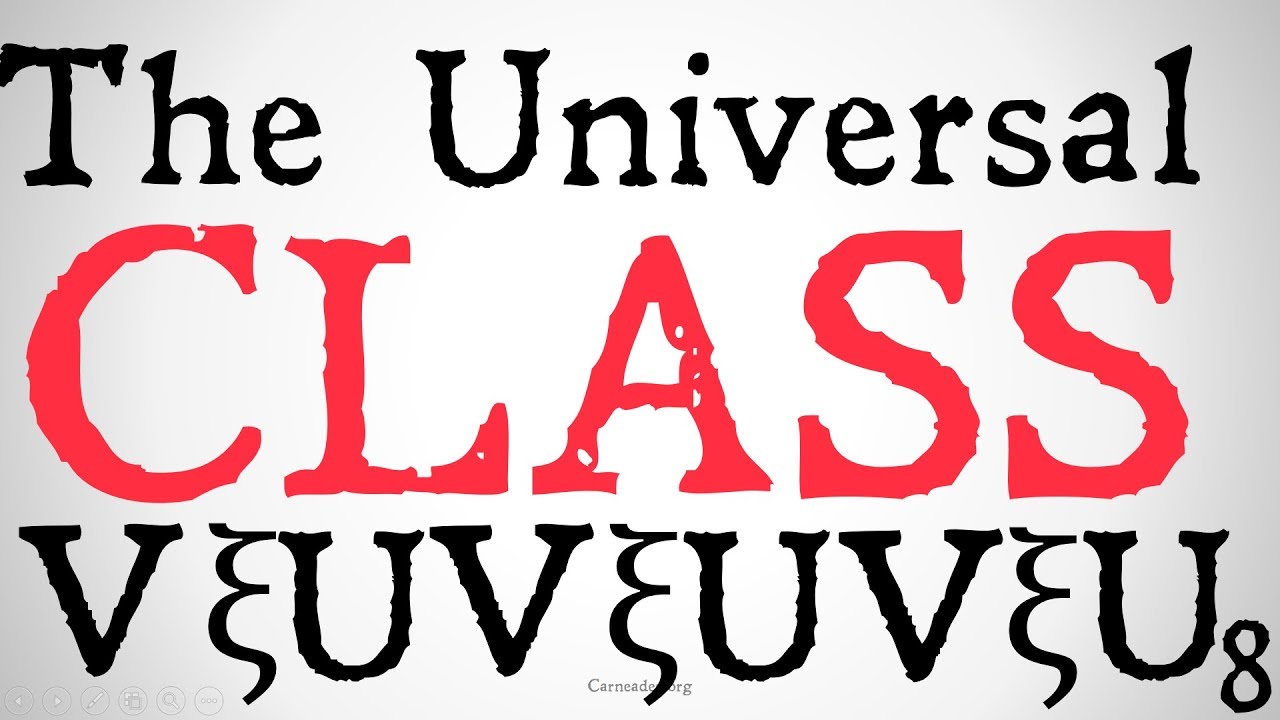 The Universal Class (The Class of all Sets) Axiomatic Set Theory