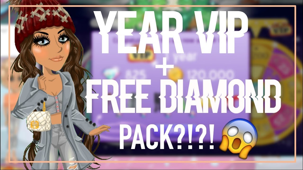 ♡YEAR VIP+FREE DIAMOND PACK?!♡