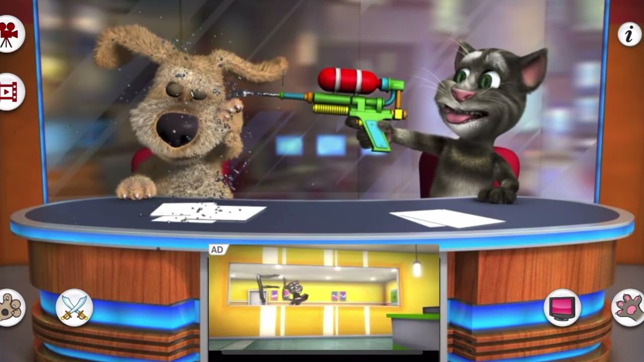 Тома и Бена засыпало градом.