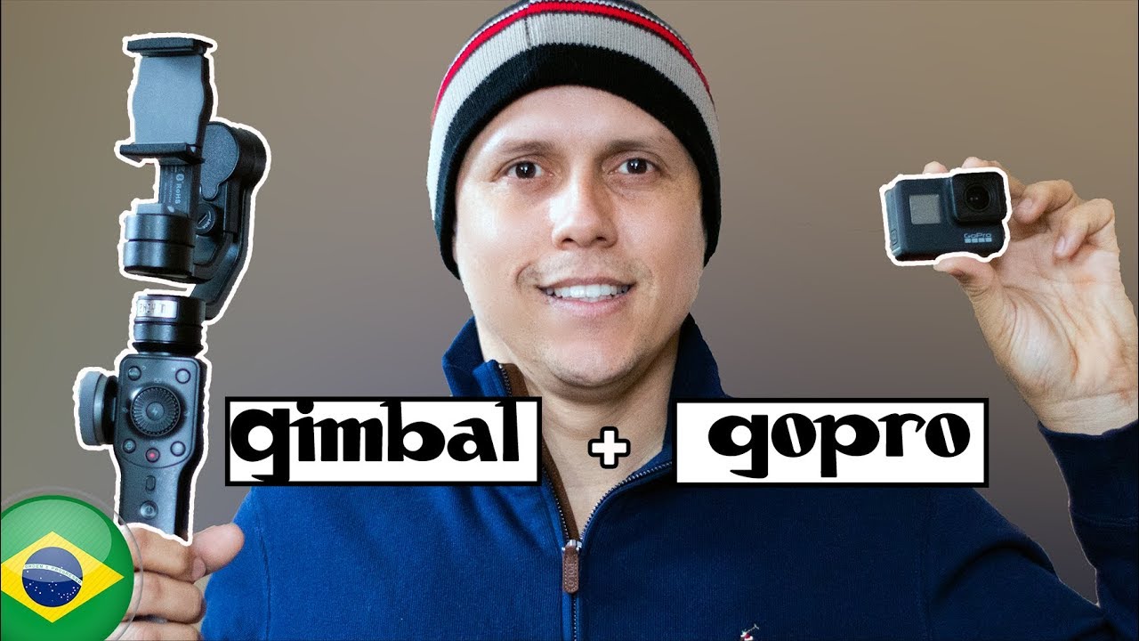 Gopro + gimbal para celular SEM adaptador