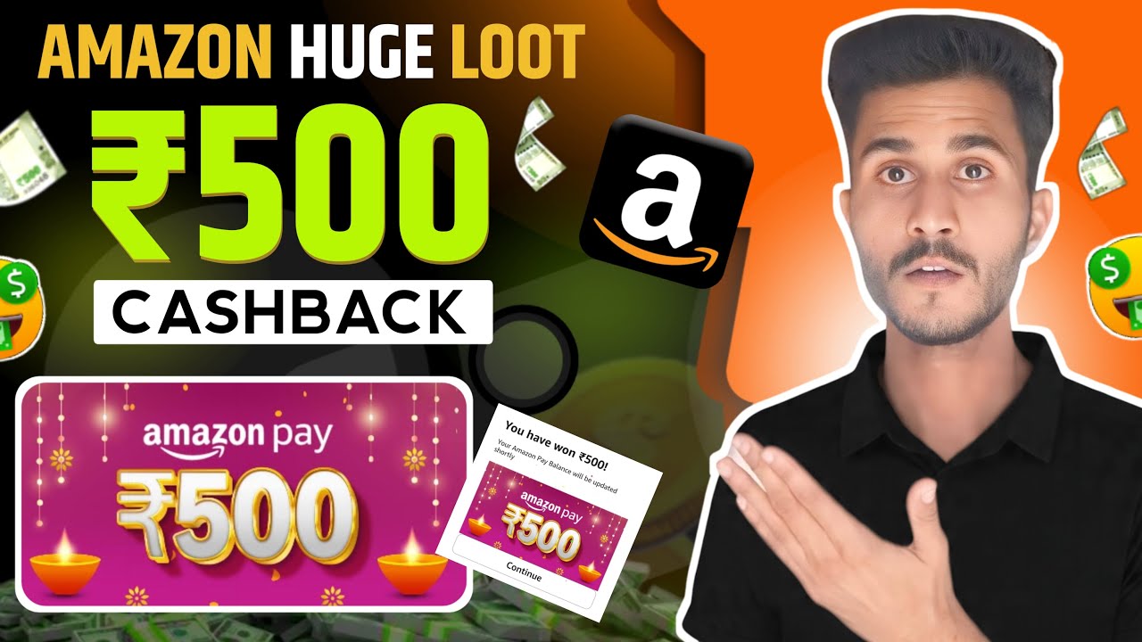 Amazon New Offer 🔥 | Earn Up To ₹500 Cashback | Amazon Spin Offer | New Cashback Offer Today
