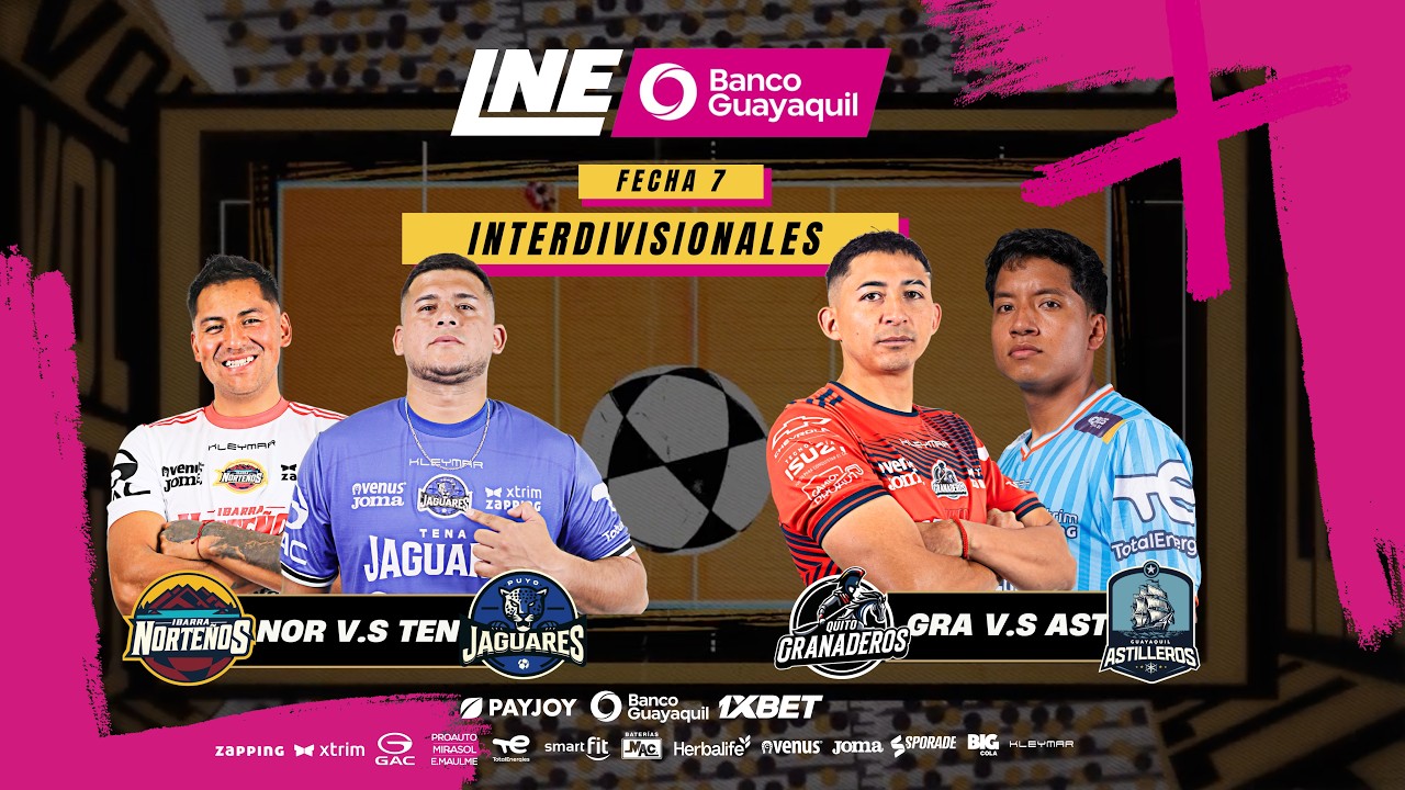 🔴 EN VIVO - Liga Nacional de Ecuav&oacute;ley - Banco Guayaquil 🔴 Fecha 7 - Interdivisionales