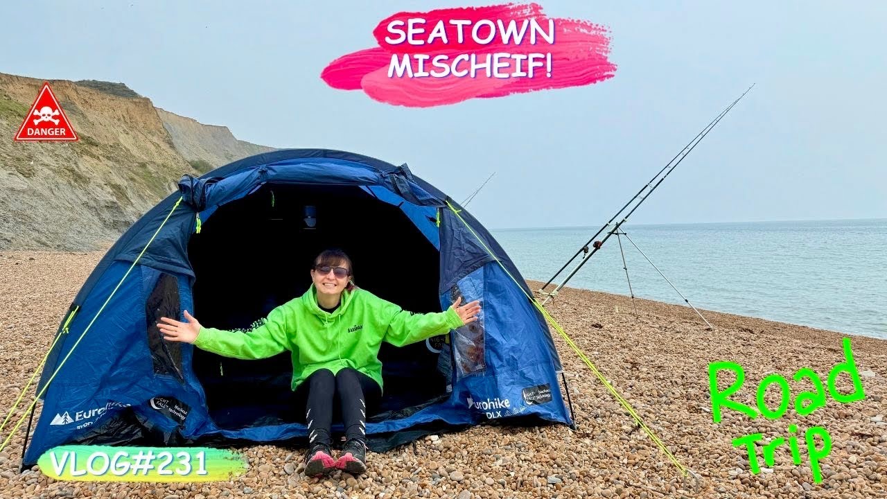 CAMP-COOK-FISH! | 10 Hours Fishing At SEATOWN Dorset | Bassman and the CHEEKY Girl Full Movie
