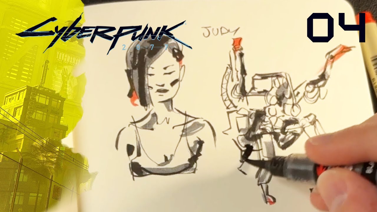 Je dessine sur Cyberpunk 2077 — La danse sensorielle | Ép.4