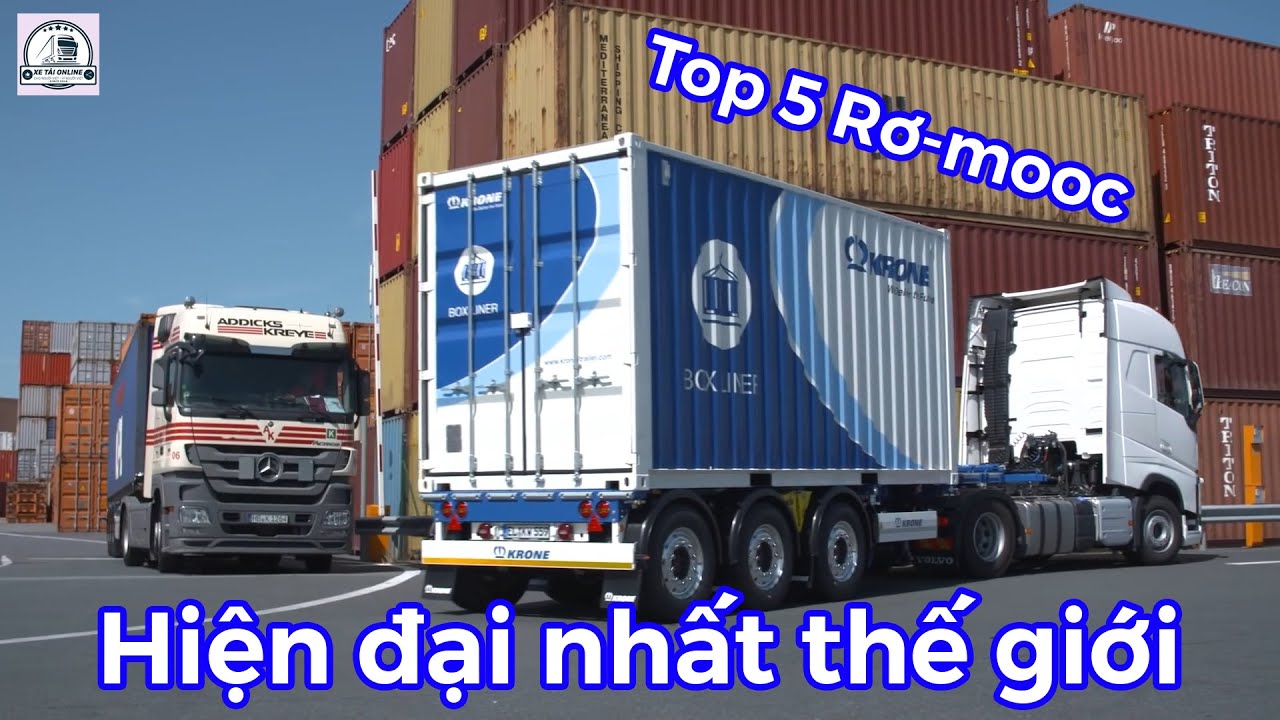 Top 5 Rơ-Mooc Container Hiện đại nhất thế giới - Tổng hợp bởi Xetai-Online