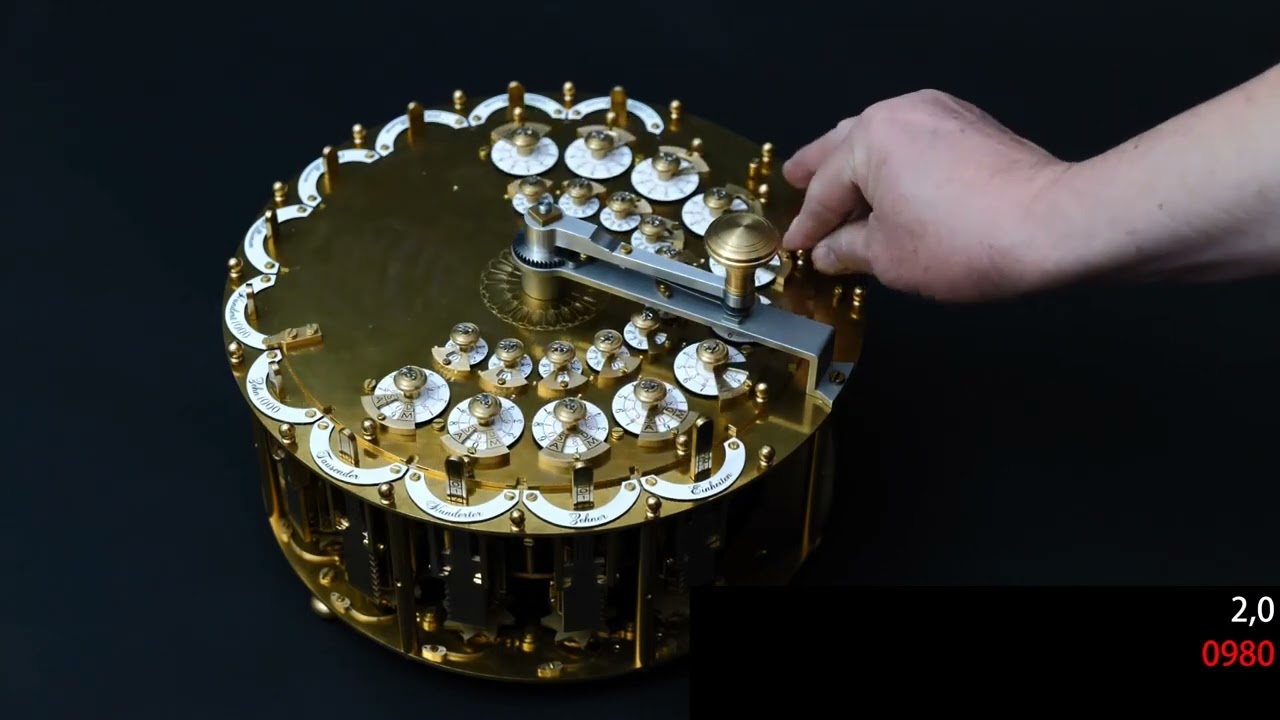 Philipp Matthäus Hahn calculator, 1770 1774, Division