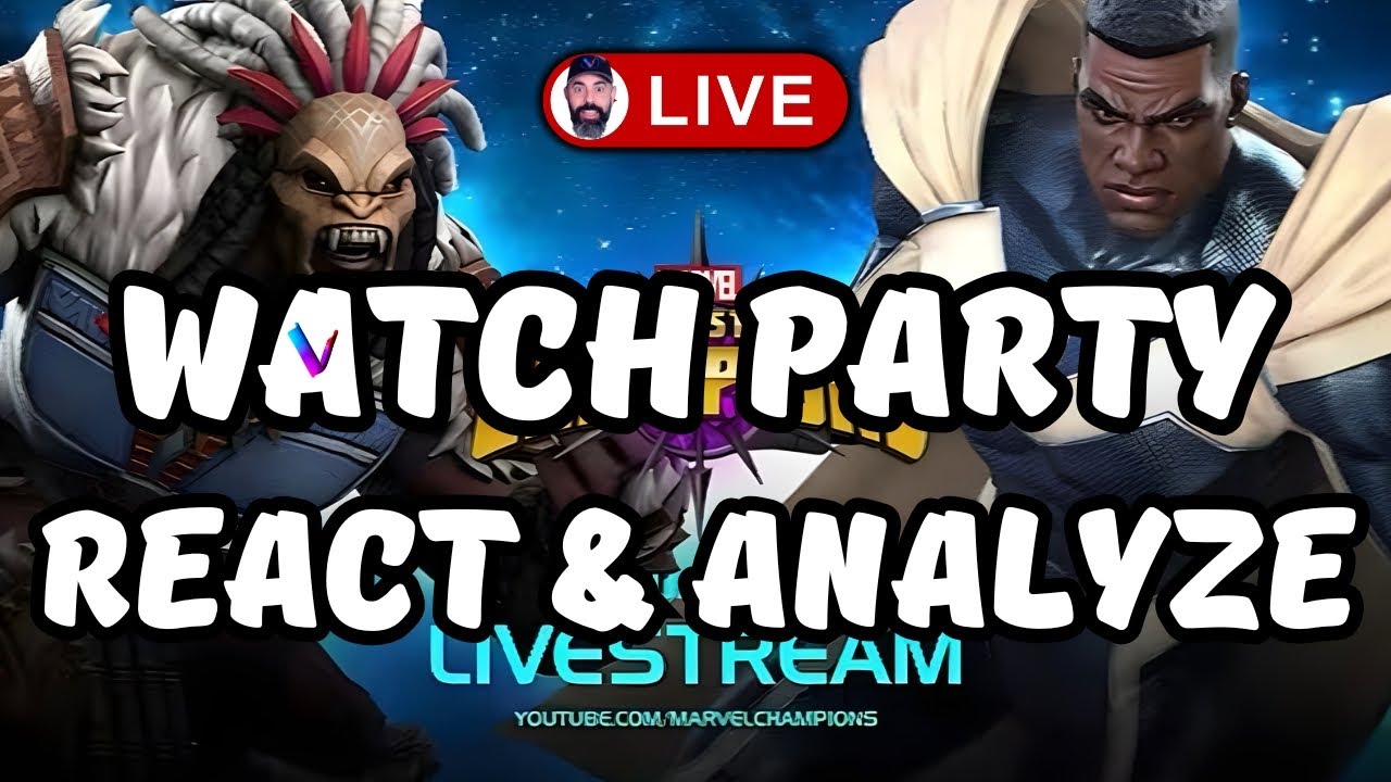 Kabam Live Steam Watch Party Then Reaction & Analyze - MCoC