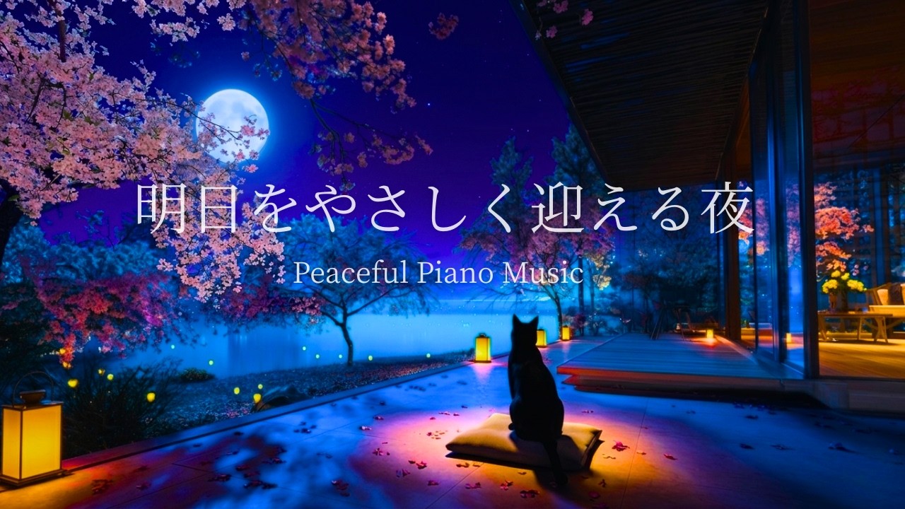 【やさしいピアノBGM】安心して眠れる静かな夜｜心を落ち着ける｜ストレスをほどく｜深いリラックス｜睡眠導入音楽｜Calming Piano for Deep Sleep｜432Hz🌙