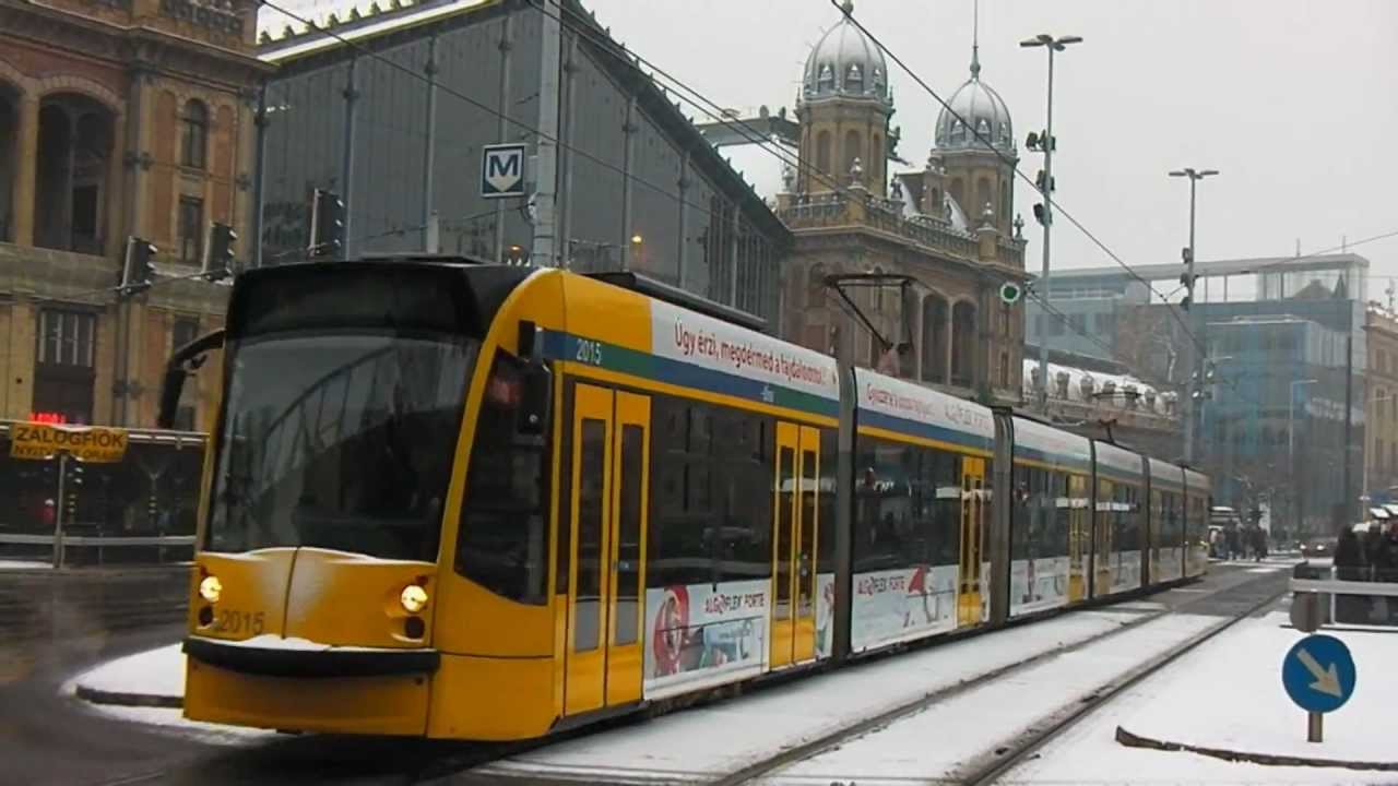 Kisk&ouml;r&uacute;t, Nagyk&ouml;r&uacute;t / Sleepy Sunday with Streetcars im Snow pt. 2