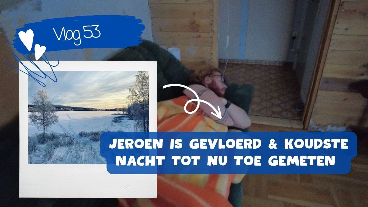#53 Extreem KOUD | Familie Tappel in de LAPPENMAND | Lucht KLEURT roze | Leven in ZWEEDS Lapland