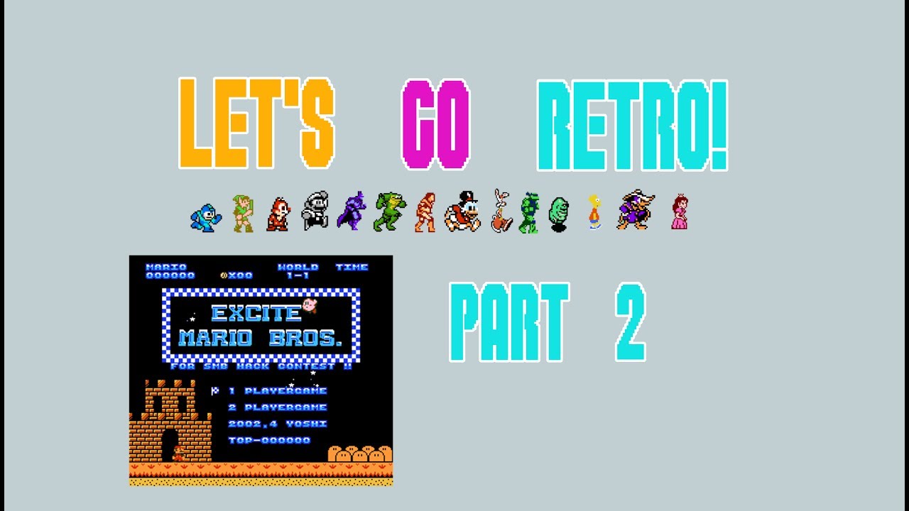 Excite Mario Bros (NES hack) - Part 2