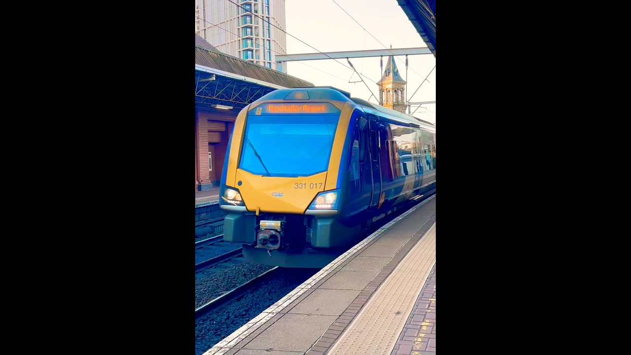 Northern Train Arriving Deansgate, Manchester 