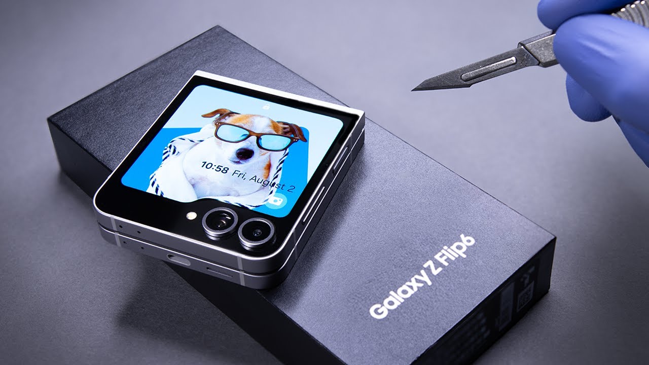 Samsung Galaxy Z Flip 6 Unboxing and Camera Test - ASMR
