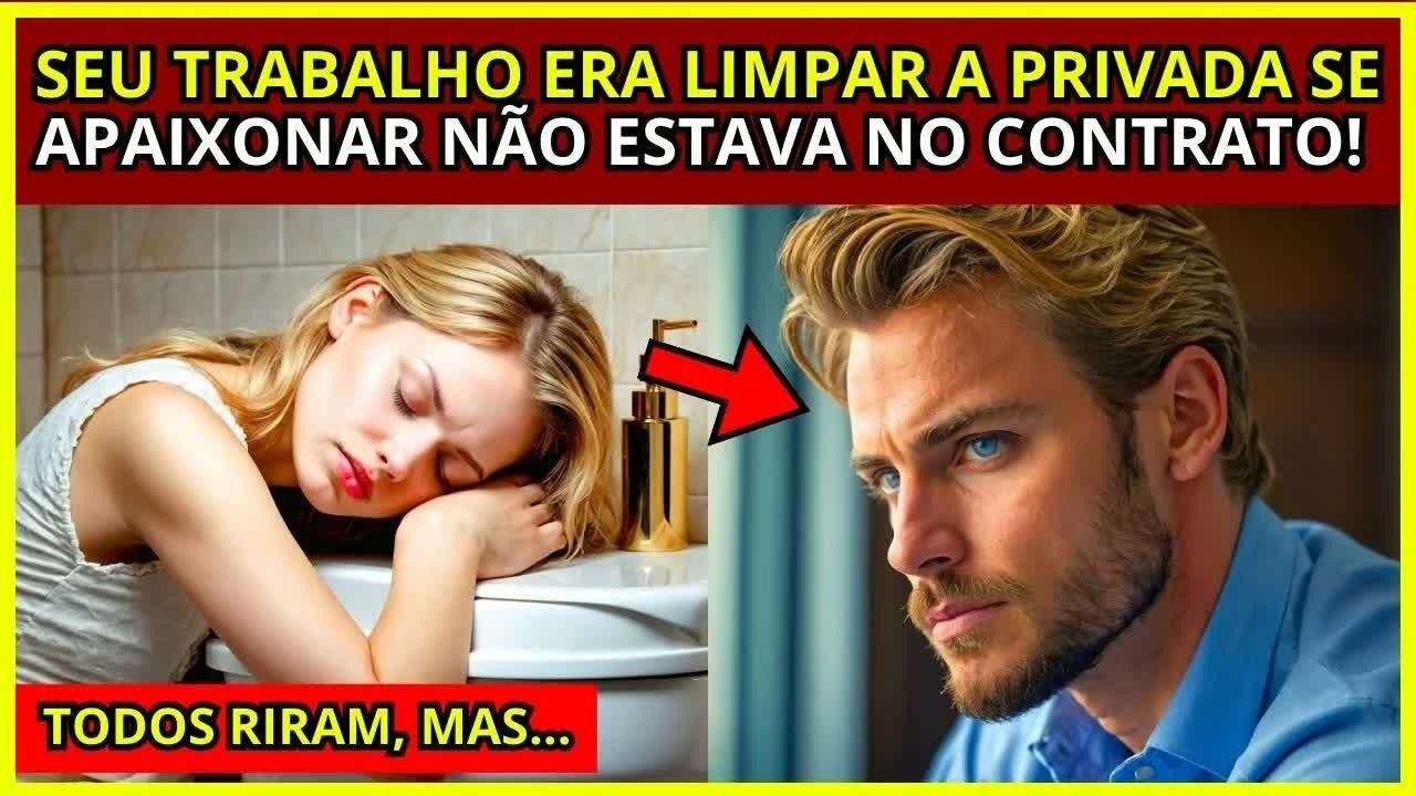 MILIONÁRIO CEO pegou a FAXINEIRA DORMINDO NO BANHEIRO e SE APAIXONOU!