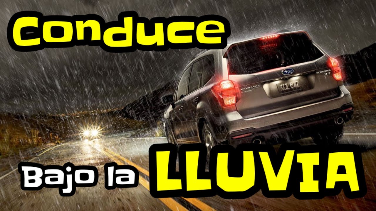 🔴Como MANEJAR con LLUVIA 🚗🌧️🌧️