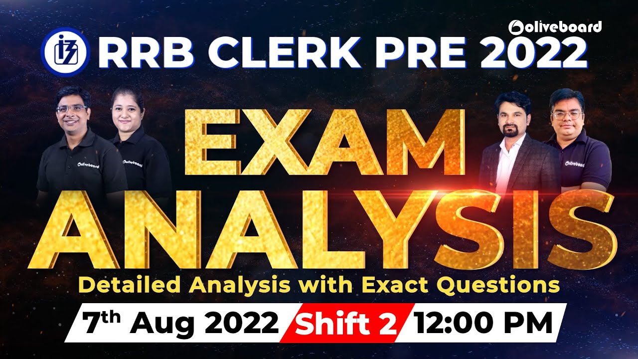 IBPS RRB Clerk Exam Analysis 2022 | Shift - 2 (7 Aug 2022) | Exact Questions & Expected Cut Off