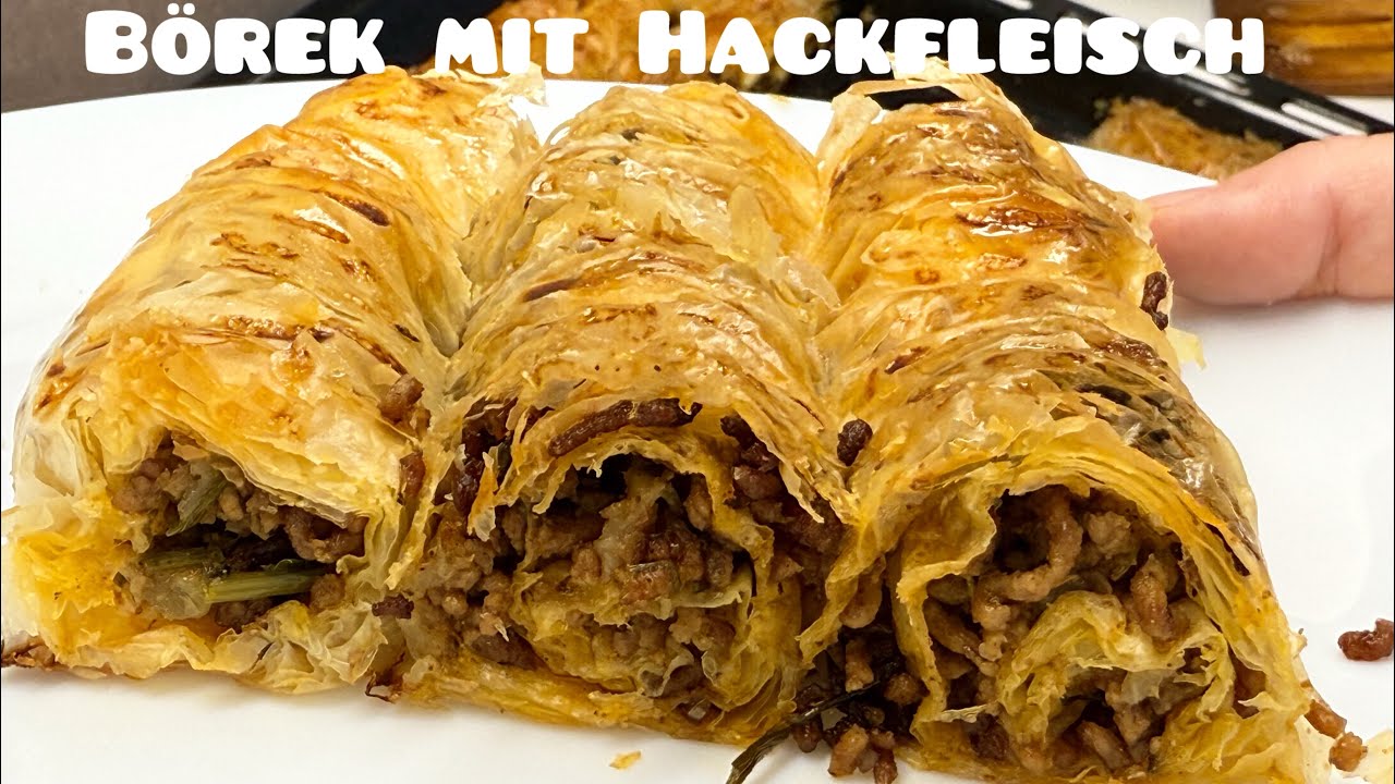 Leckerer Börek mit Hackfleisch und vielen Gewürzen ❤️ schnell und einfach