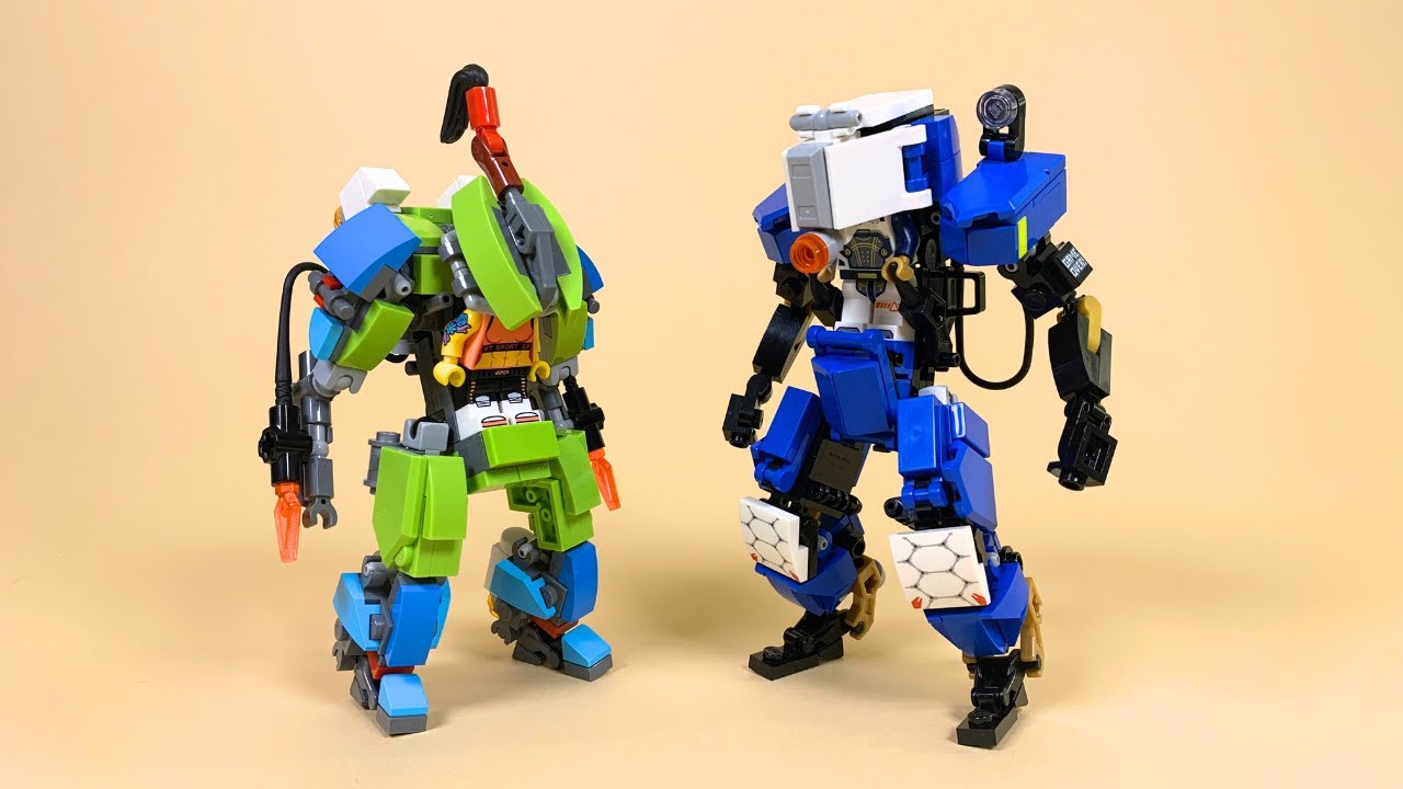 Mecha Crop Tops - Lego Mech Suit Mocs: Nitro Bubblegum & Blockhead Harold