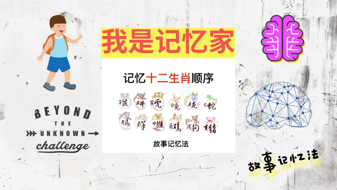我是记忆家   记忆十二生肖顺序！