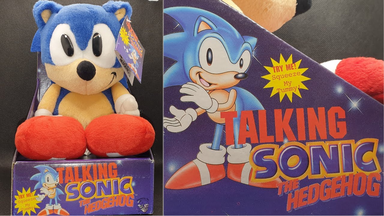 Sonic The Hedgehog 1997 Treasures Inc. Talking Plush