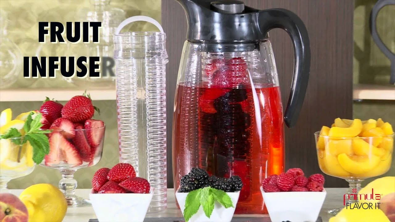 Primula Flavor It Infusion Pitcher- 3-in-1 Beverage System; Brew It; Flavor It; Chill It