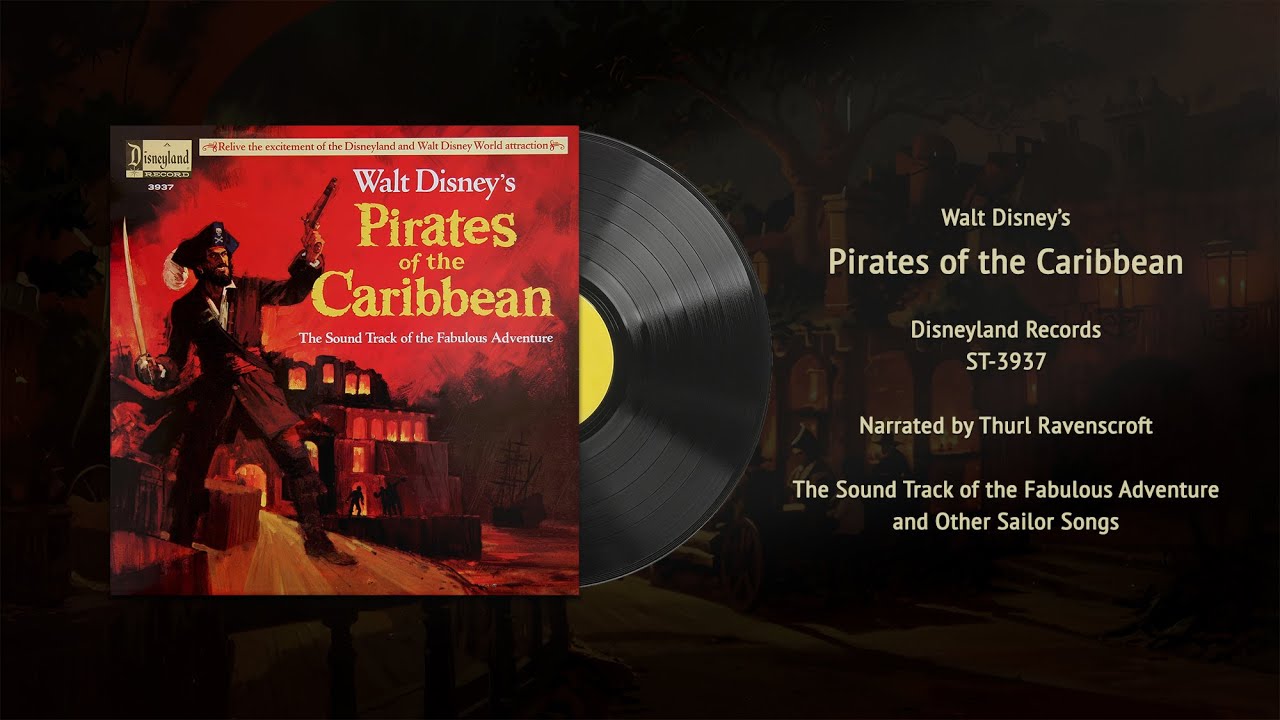 Pirates of the Caribbean (ST-3937) | Vintage Disney Vinyl Restored