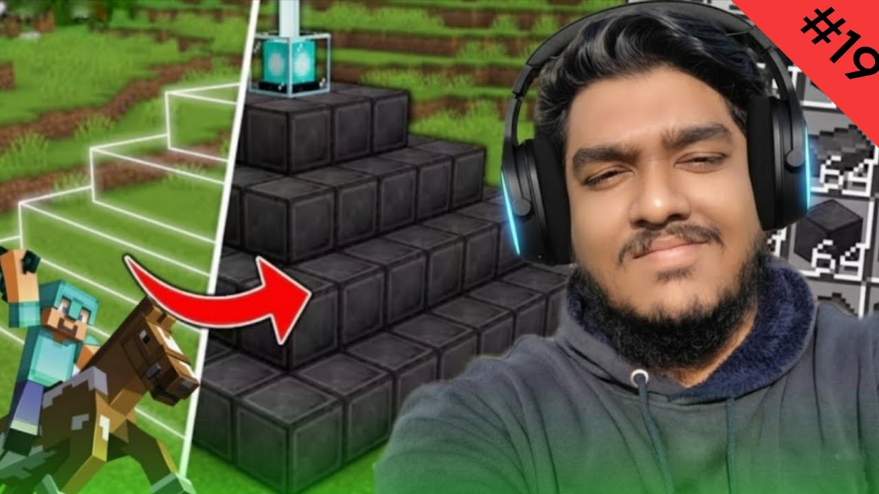 Я построил полноценный незеритовый маяк в своём мире Minecraft | Выживание в Minecraft, часть 19 ...